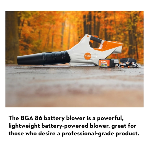 STIHL BGA 86 154 mph 459 CFM 36 V Battery Handheld Leaf Blower Tool Only  Mfr# BA020115901 - Ace Hardware