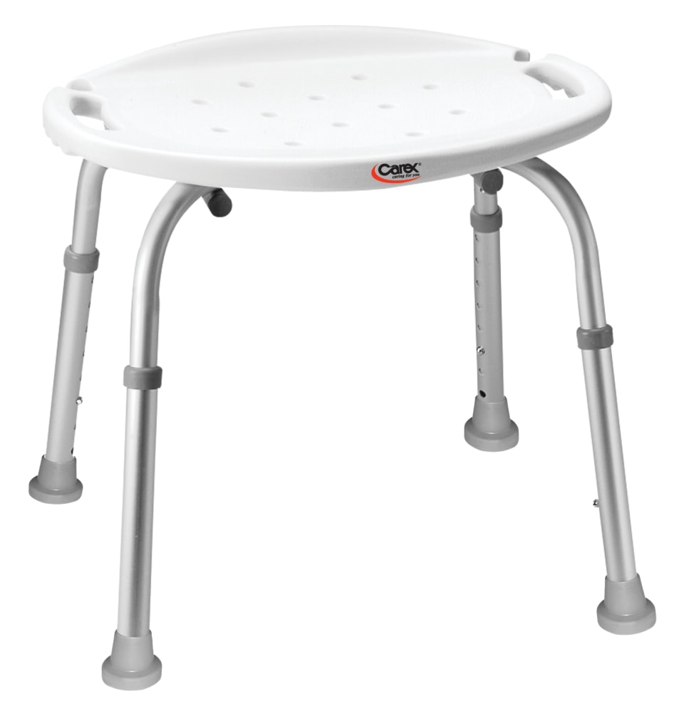 Carex Bath Seat And Shower Chair With Back For Seniors, Elderly, Disabled, Handicap, and Injured