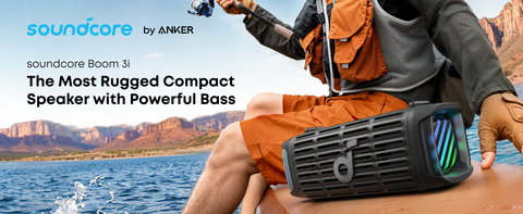 Soundcore by Anker Boom 3i Rugged Outdoor Portable Bluetooth