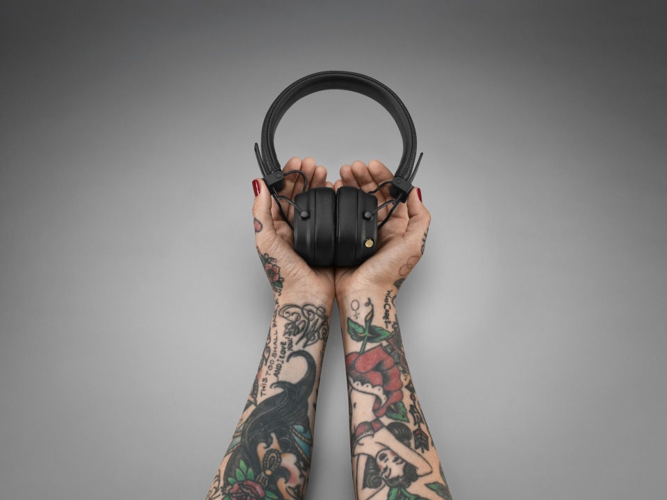 Marshall Major IV Wireless On Ear Bluetooth Headphones with