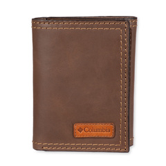 Columbia Rfid Extra Capacity Trifold Mens Personalized Trifold