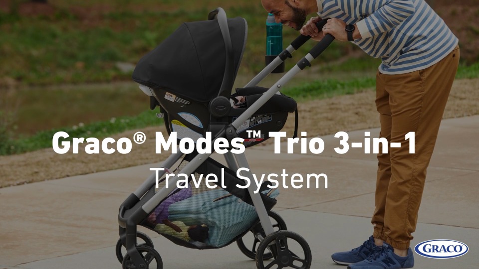 Graco Modes Trio Travel System, Hemlock, 32.41 lbs - image 3 of 9
