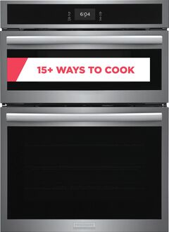 30 Electric Wall Oven Microwave Combo in Stainless Steel
