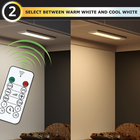 12-in Rechargeable Color-Changing Under Cabinet Light