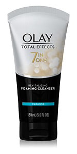 total effects face wash