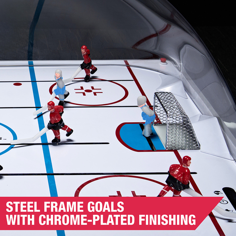 ESPN 84" Air Powered Hockey Table With Inlaid Electronic Scorer - MD Sports