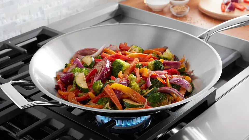 48-inch Gas Cooktop with Griddle and Precise Cooking KCGC558JSS