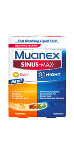 Maximum Strength Mucinex Sinus-Max Severe Congestion & Pain, Sinus ...