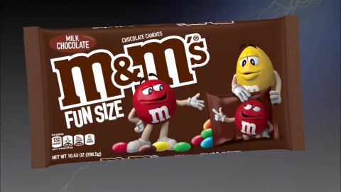 10pc- 34mm Kawaii M&M Chocolate M Beans Bag Flatback Resin