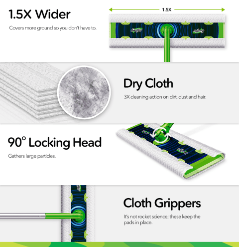 wiffer Sweeper X-Large Starter Kit - Enhanced Content