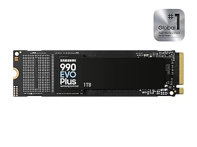 Samsung 990 EVO Plus 1TB NVMe PCIe Gen 4.0 x4/5.0 x2 M.2