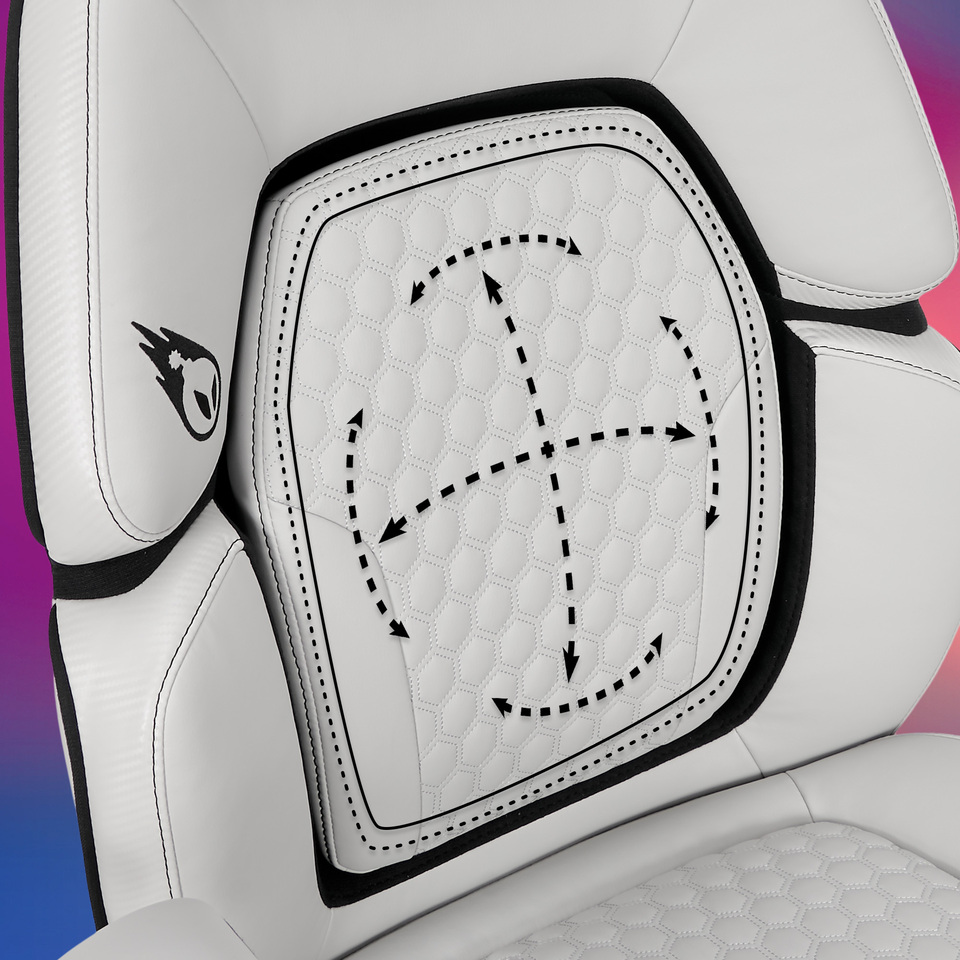 DPS Centurion Gaming Office Chair with Adjustable Headrest