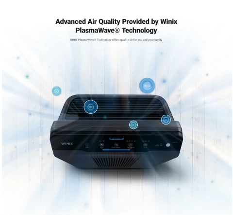 Winix 5500 2 Air Purification Cleaner with True HEPA PlasmaWave Washable AOC Carbon Filter 360 sq ft Capacity Walmart