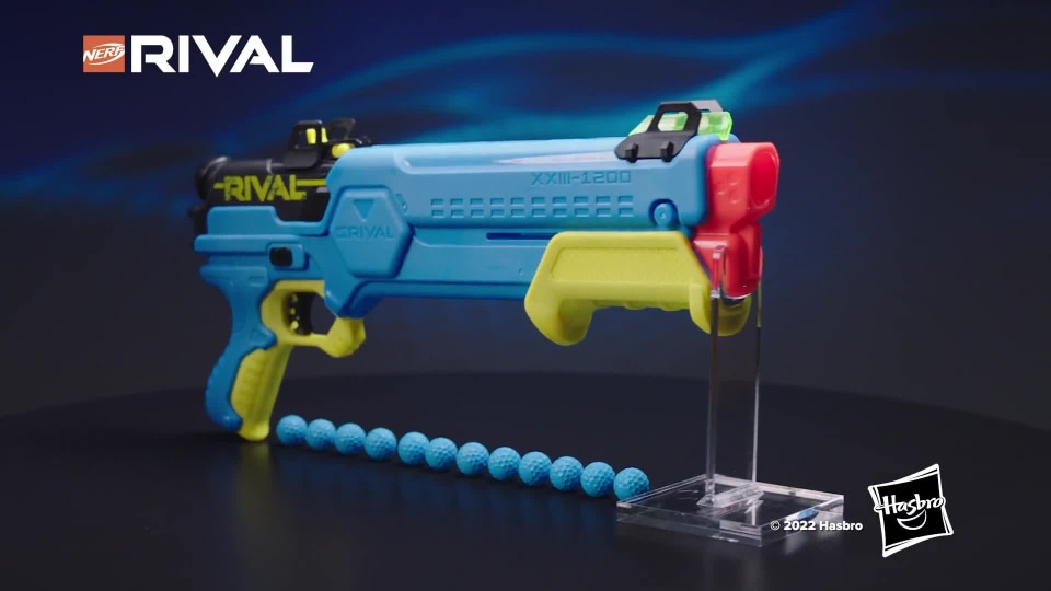 Nerf Rival Forerunner XXIII 1200 Blaster, Pump-Action, Adjustable