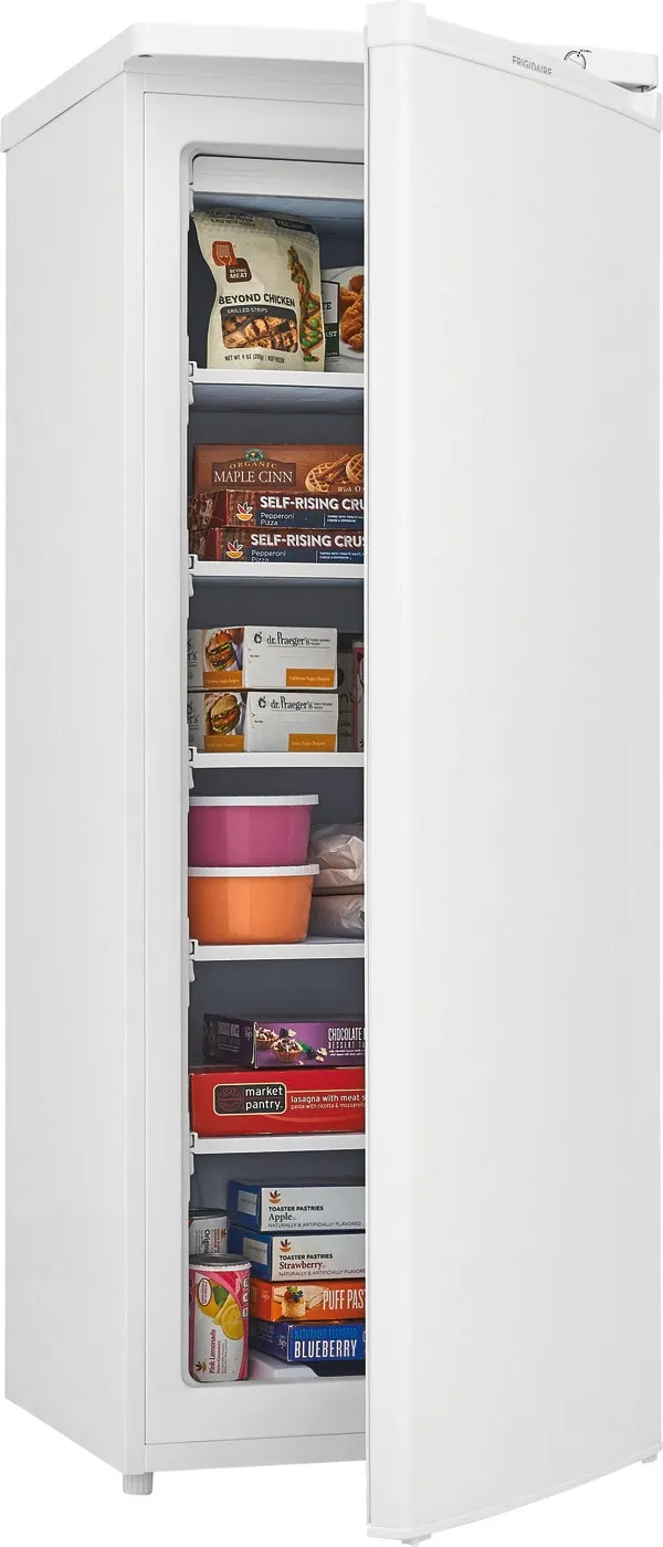 Frigidaire - FFUM0623AW - 6 Cu. Ft. Upright Freezer-FFUM0623AW