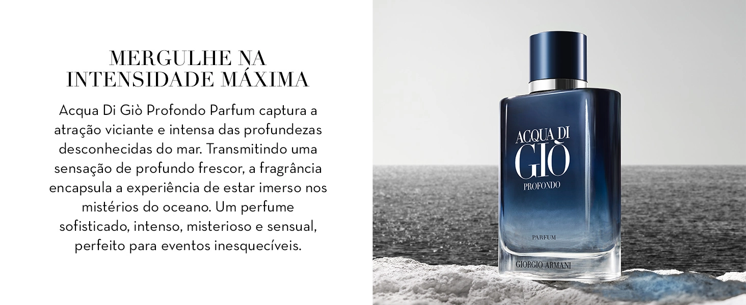 Perfume Giorgio Armani Acqua di Gi&ograve; Profondo Parfum Masculino