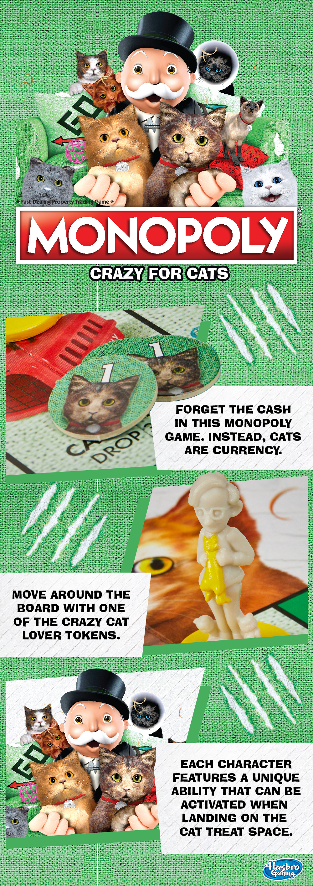 Rules for the New Monopoly Cat Token