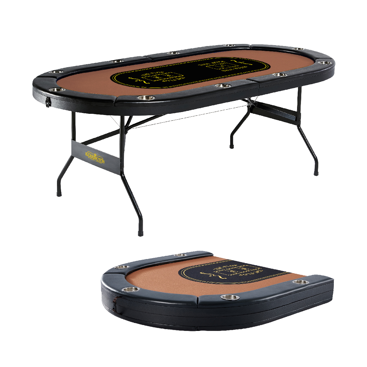 Barrington 10-Player Poker Table, No Assembly Required