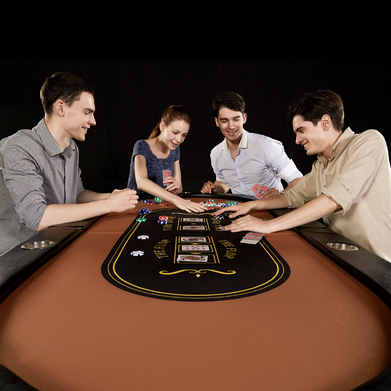 Barrington 10-Player Poker Table, No Assembly Required