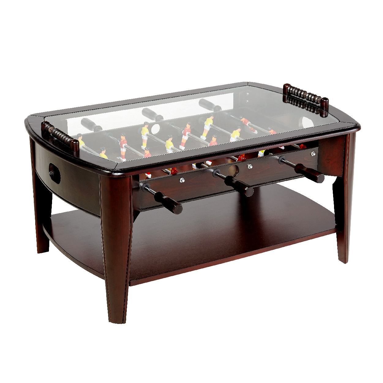 42" Foosball Coffee Table Tempered Glass Game Room or Living Room New 