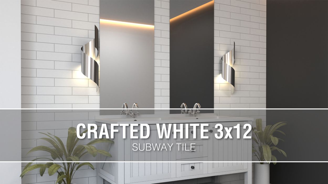 Glazed Ceramic Subway Wall Tile, 3 215 6 Gray Ceramic Subway Tile