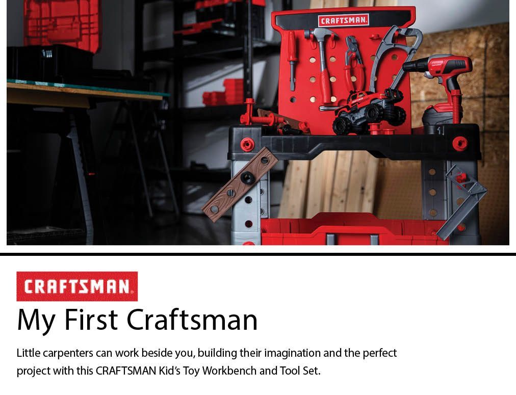 craftsman toddler tool bench