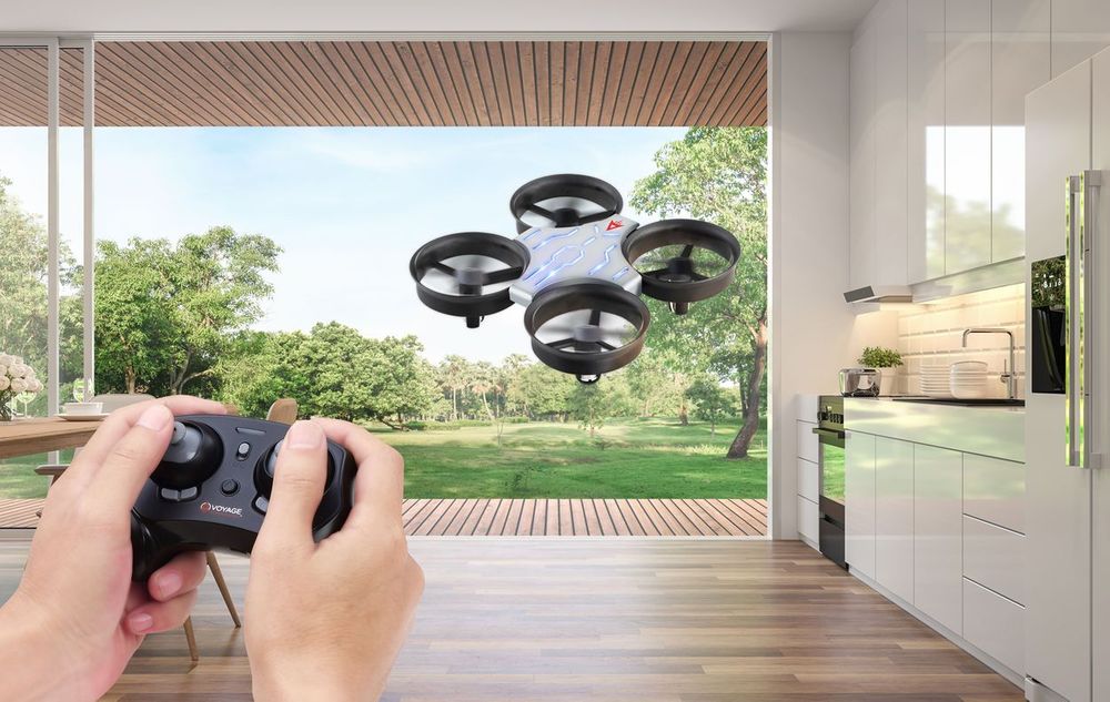 Voyage Aeronautics Micro Drone with Remote - silver NEW | eBay
