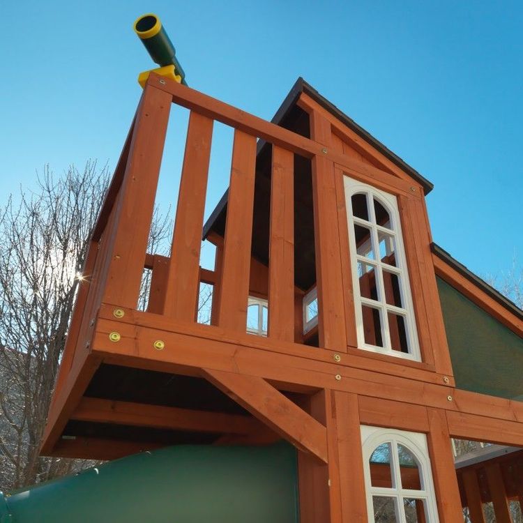 Cedar Summit Austin Wooden Play Set Alpha Outlets