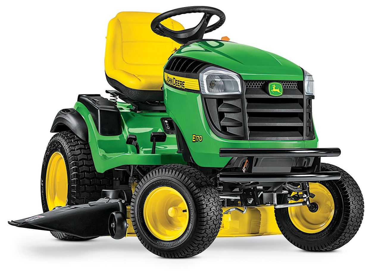 john deere mowing tractor