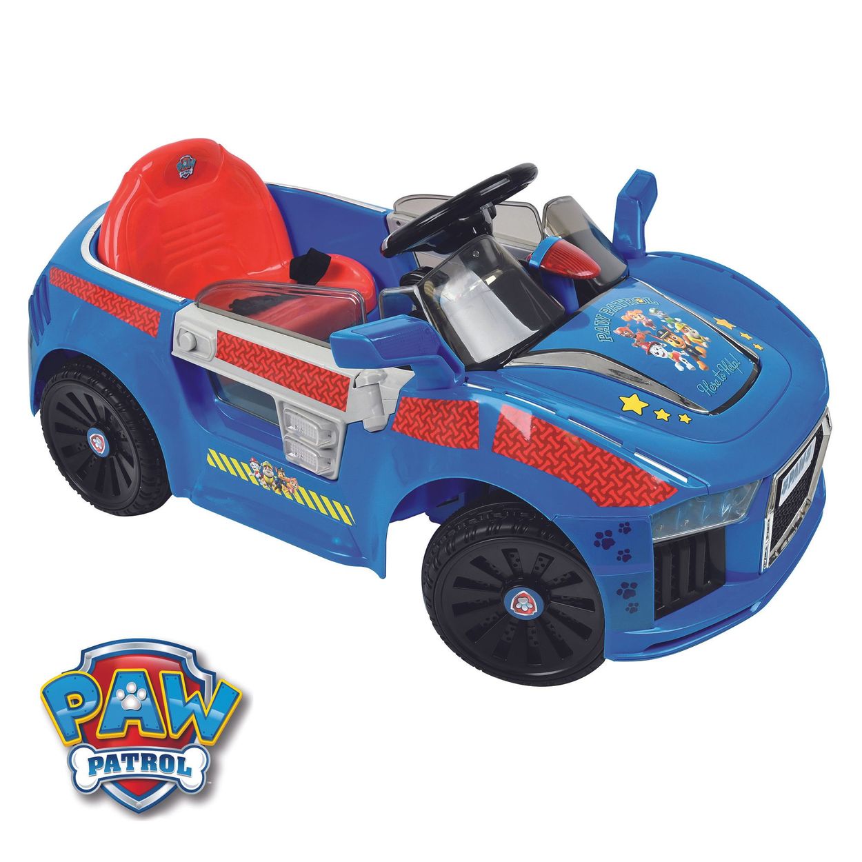 Ledsager spand Countryside Paw Patrol E-Cruiser Ride-On Car, Blue | Costco