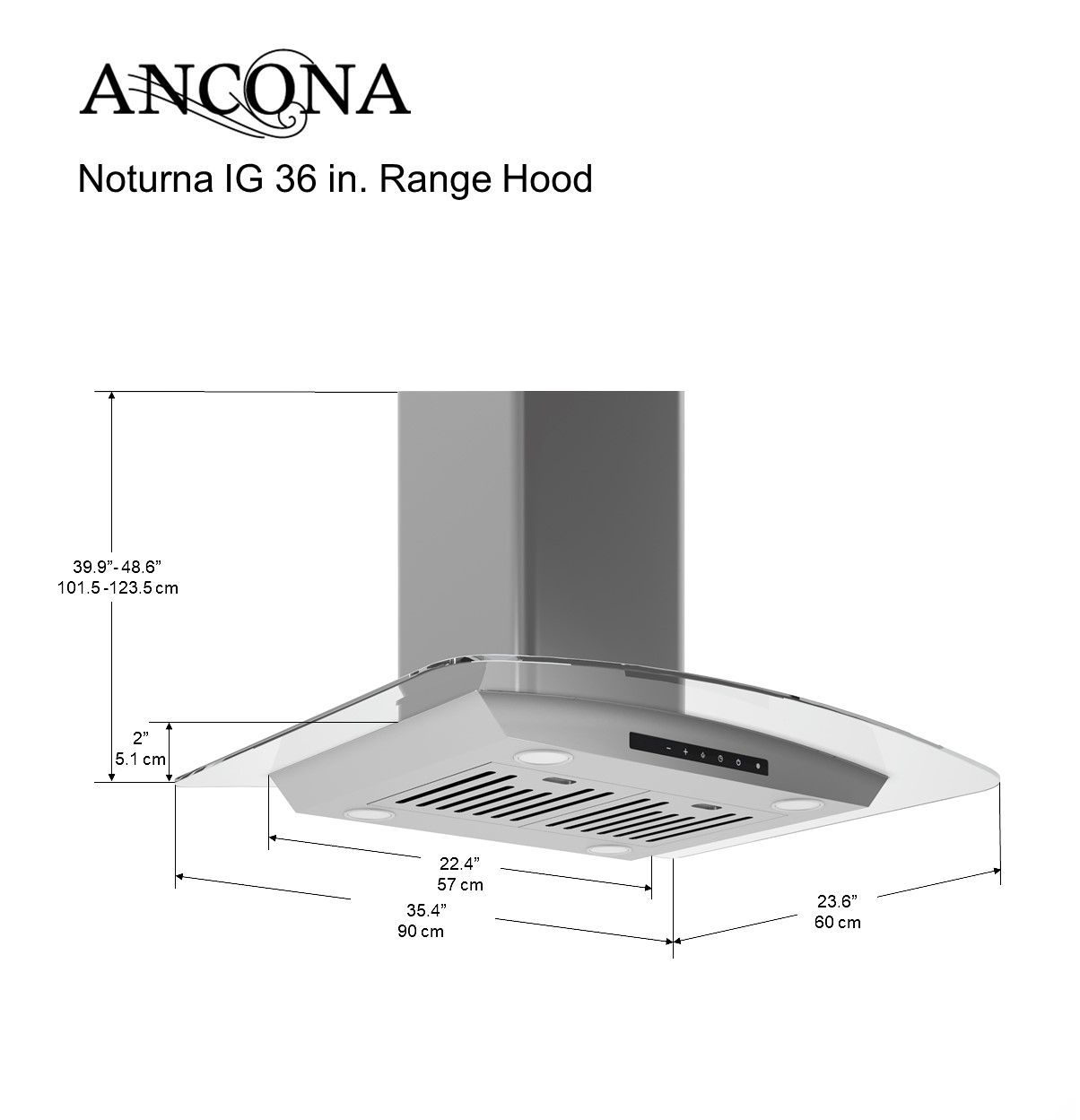 Noturna IG 36-inch Range Hood