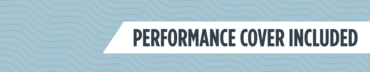 Text: Performance cover included