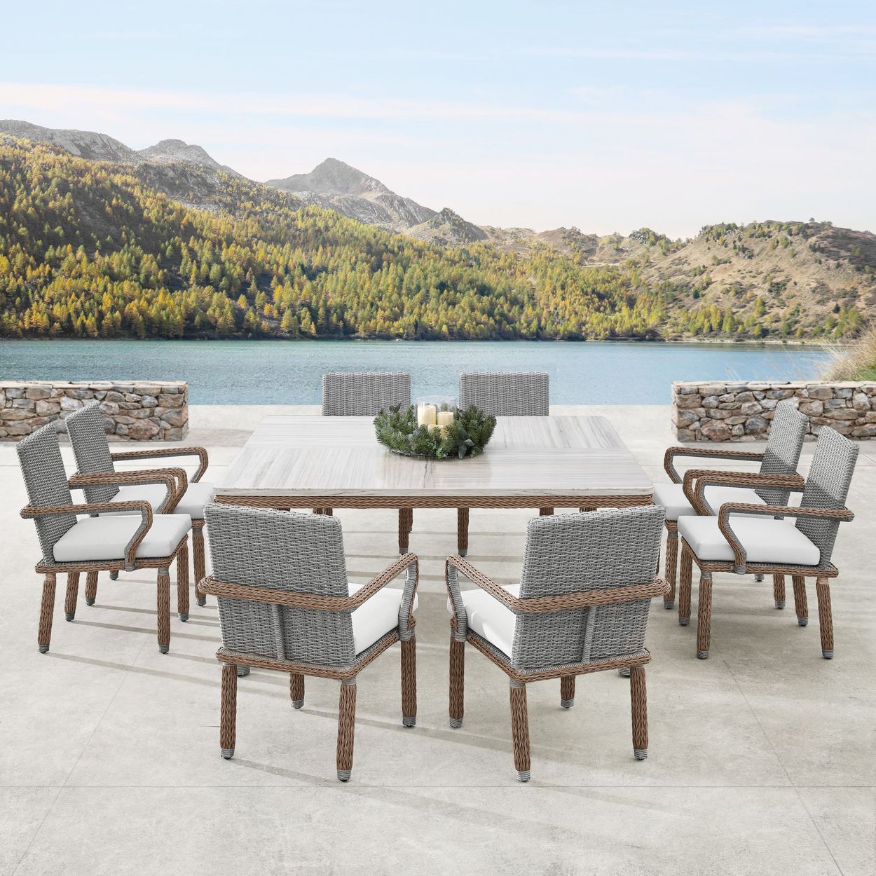 Sirio Richmond 9 Piece Dining Set Costco