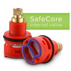 Two internal valve SafeCore sitting side by side.