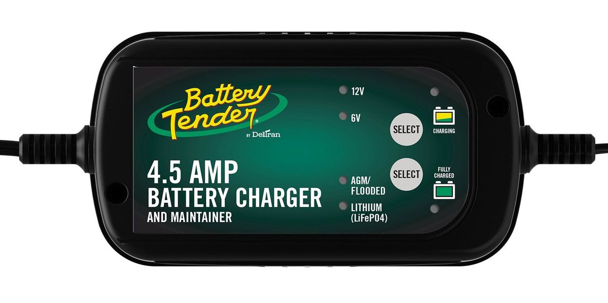 4 Amp Battery Charger and Maintainer Front View