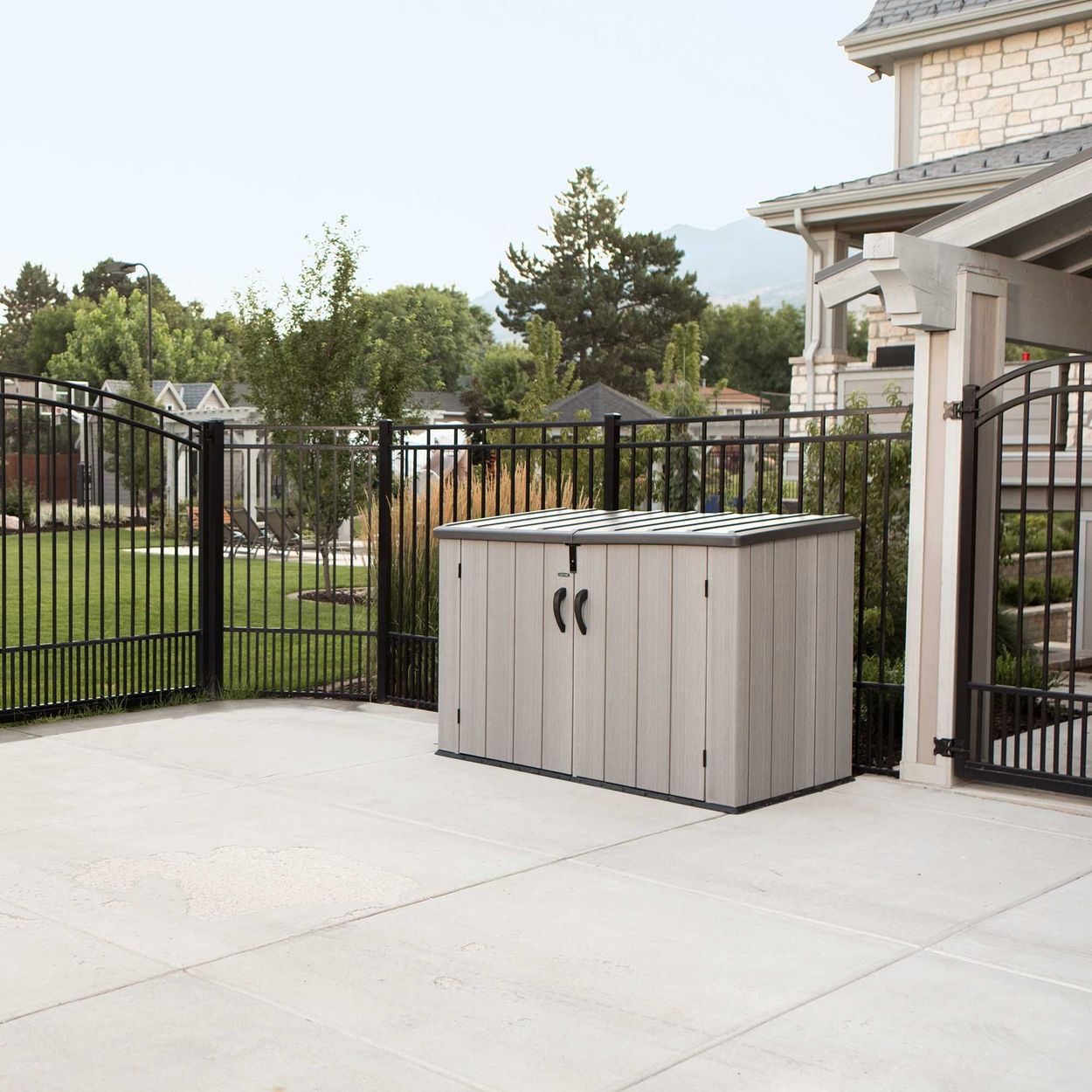 bike storage shed costco