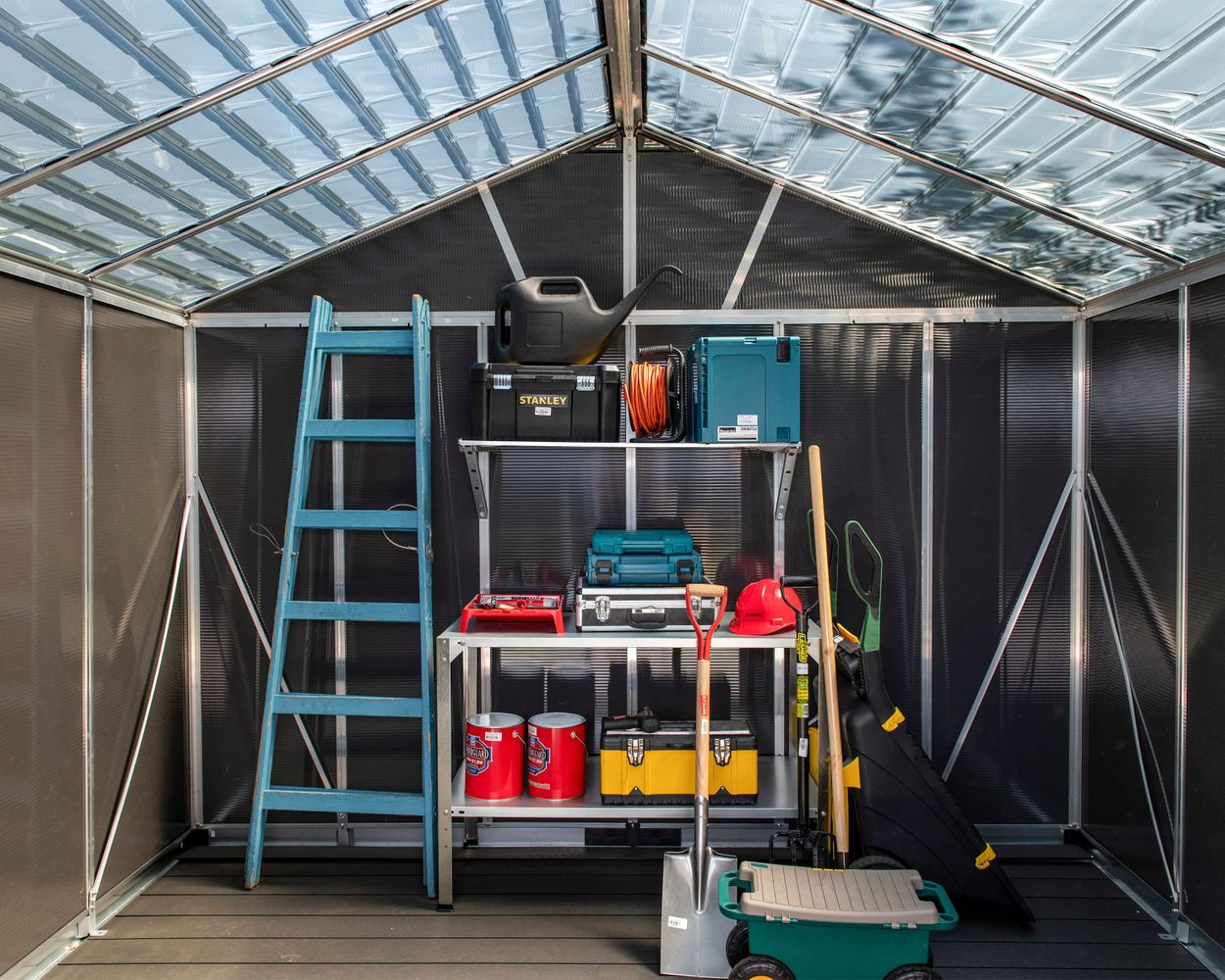 Image of inside the Yukon shed