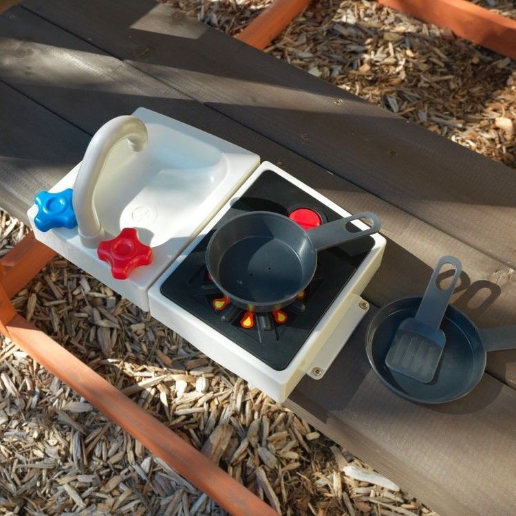 Cedar Summit Austin Wooden Play Set Alpha Outlets