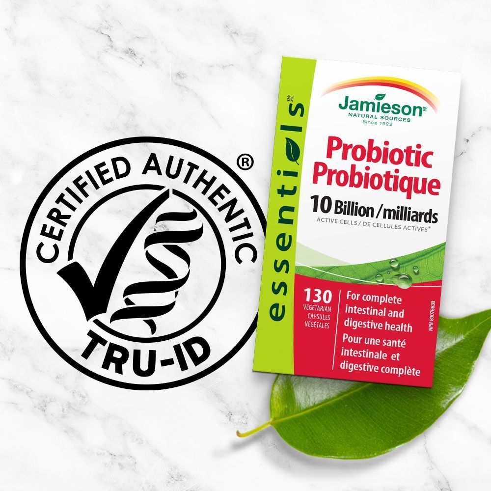 Probiotic carton with Tru-ID logo