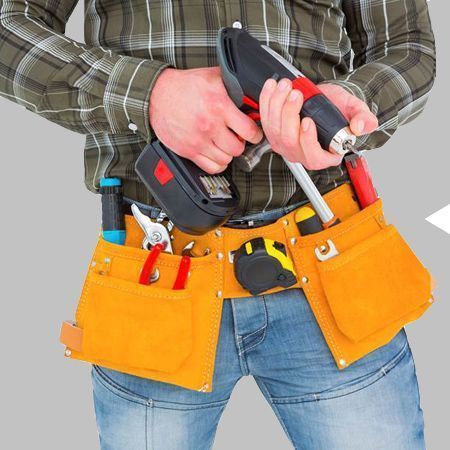 man holding powerdrill