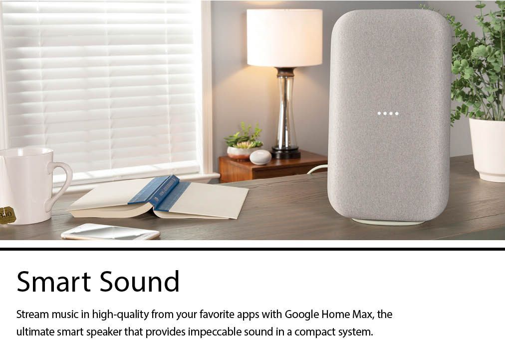 google home max smart sound