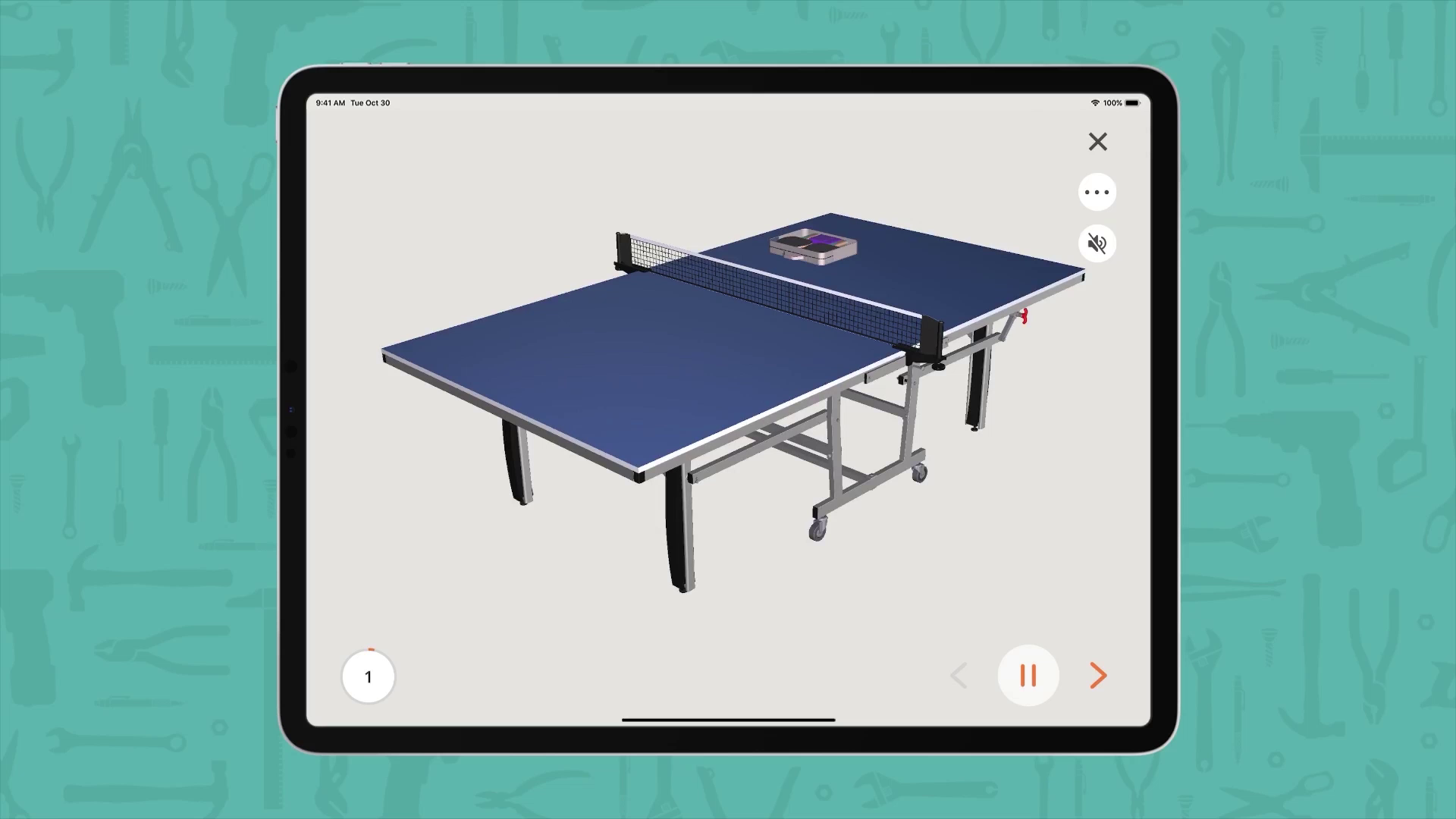 Stag Peter Karlsson Indoor Tennis Table
