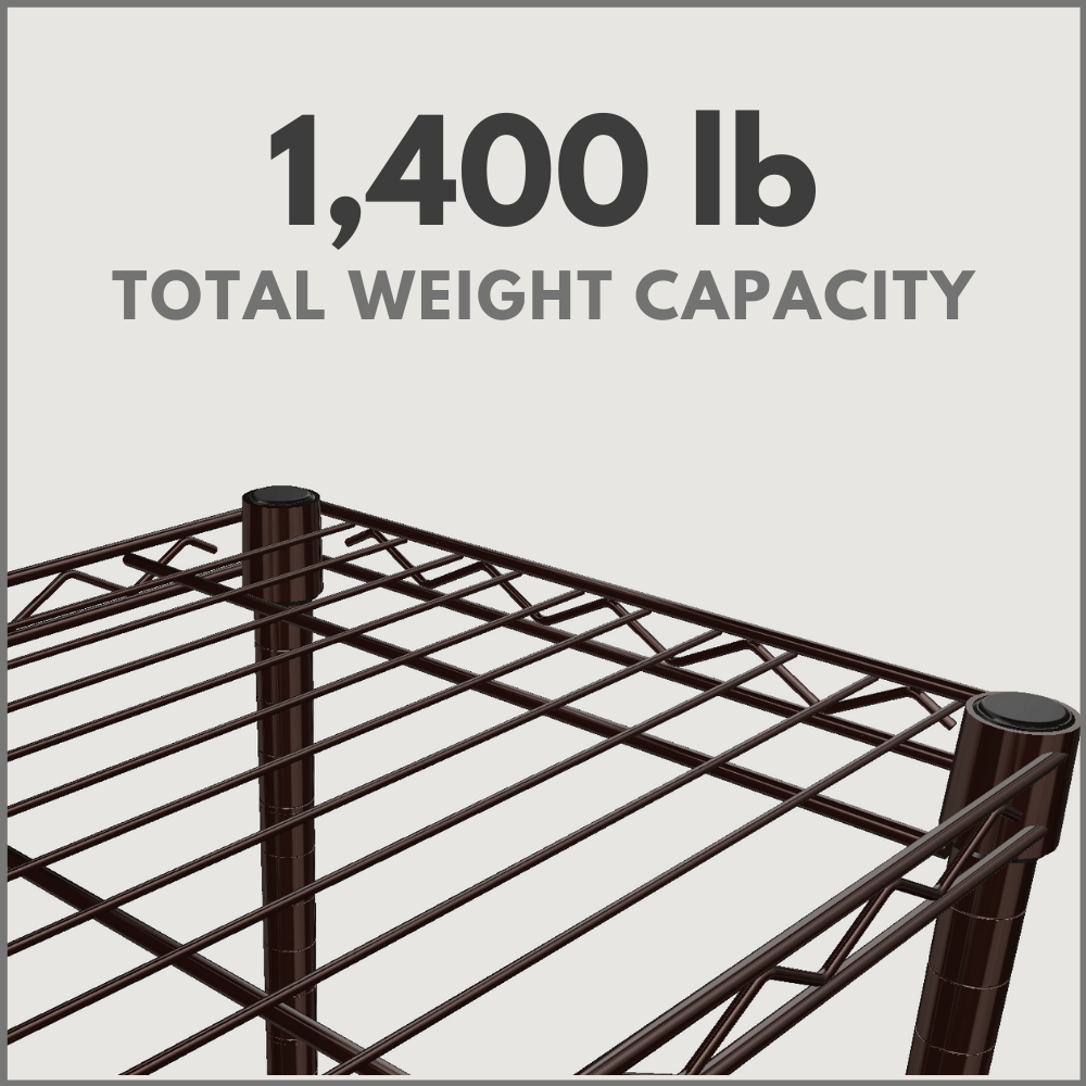 1,400 lb total weight capacity