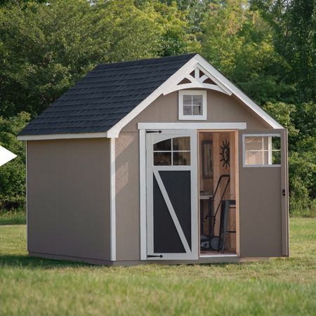 Ridgepointe 8 X 12 Wood Storage Shed Do It Yourself Assembly Costco