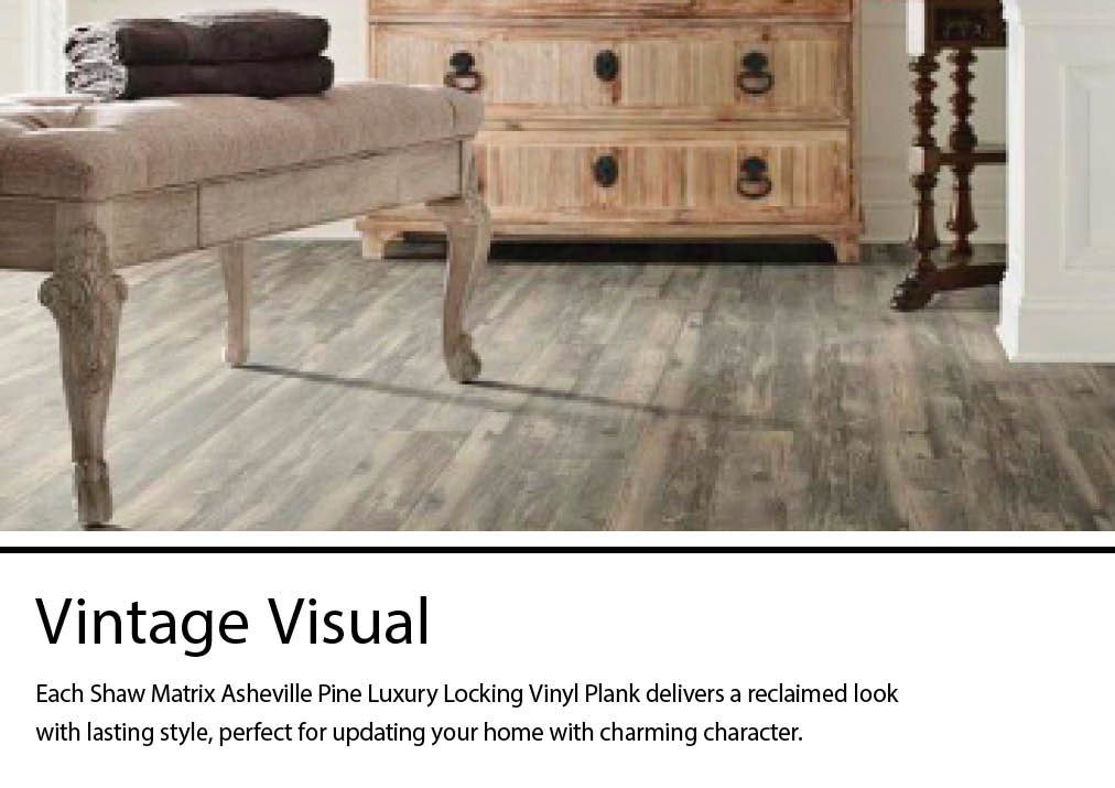 Shaw Matrix Asheville Pine 6 In Wide X 3 1 5 Mm Thick Waterproof Interlocking Luxury Vinyl Plank Flooring 27 58 Sq Ft The Department At Com Luxury Vinyl Plank Flooring, Shaw Resilient Flooring Asheville Pine