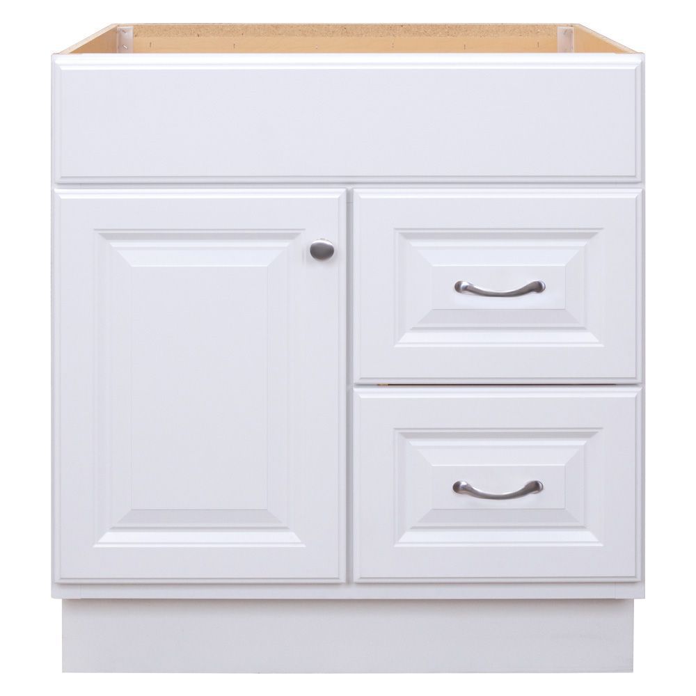 Project Source 30 In White Bathroom Vanity Cabinet In The Bathroom
