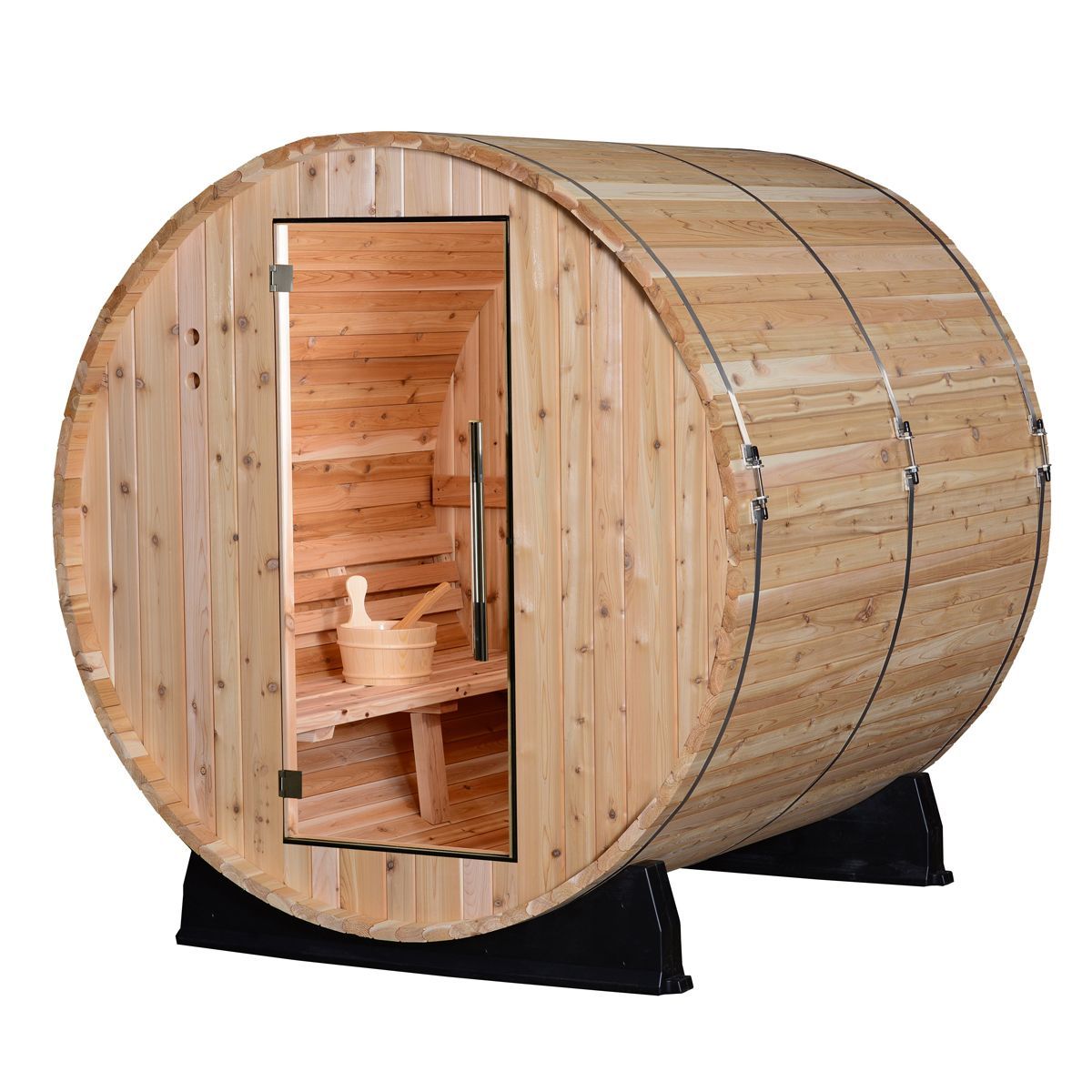 Almost Heaven Saunas Morgan 4-person Barrel Steam Sauna | Costco  6 Foot Barrel Sauna Wiring Diagram    Costco Wholesale