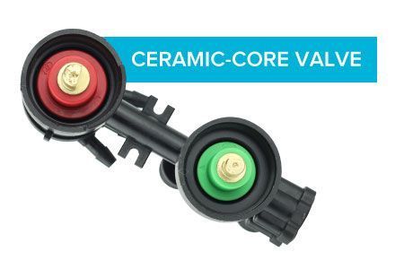 Ceramic-core valve
