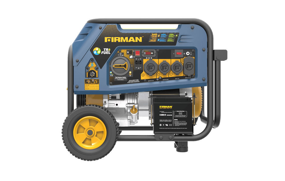 Firman Trifuel Generator 9400 Watts T07571 Alpha Outlets