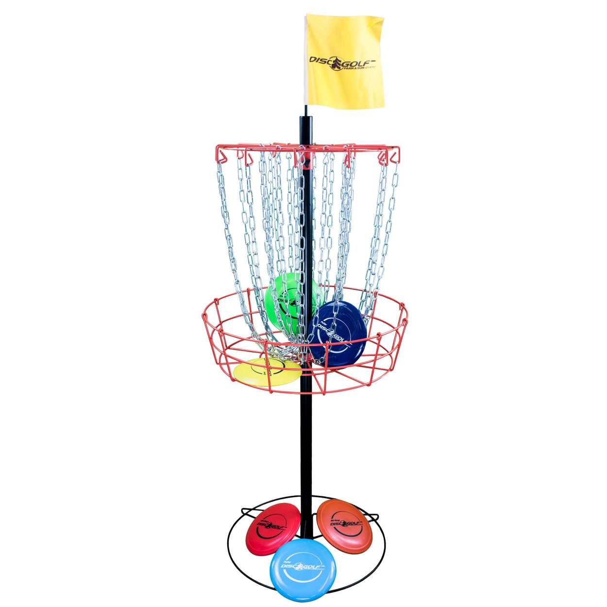 frisbee golf basket set